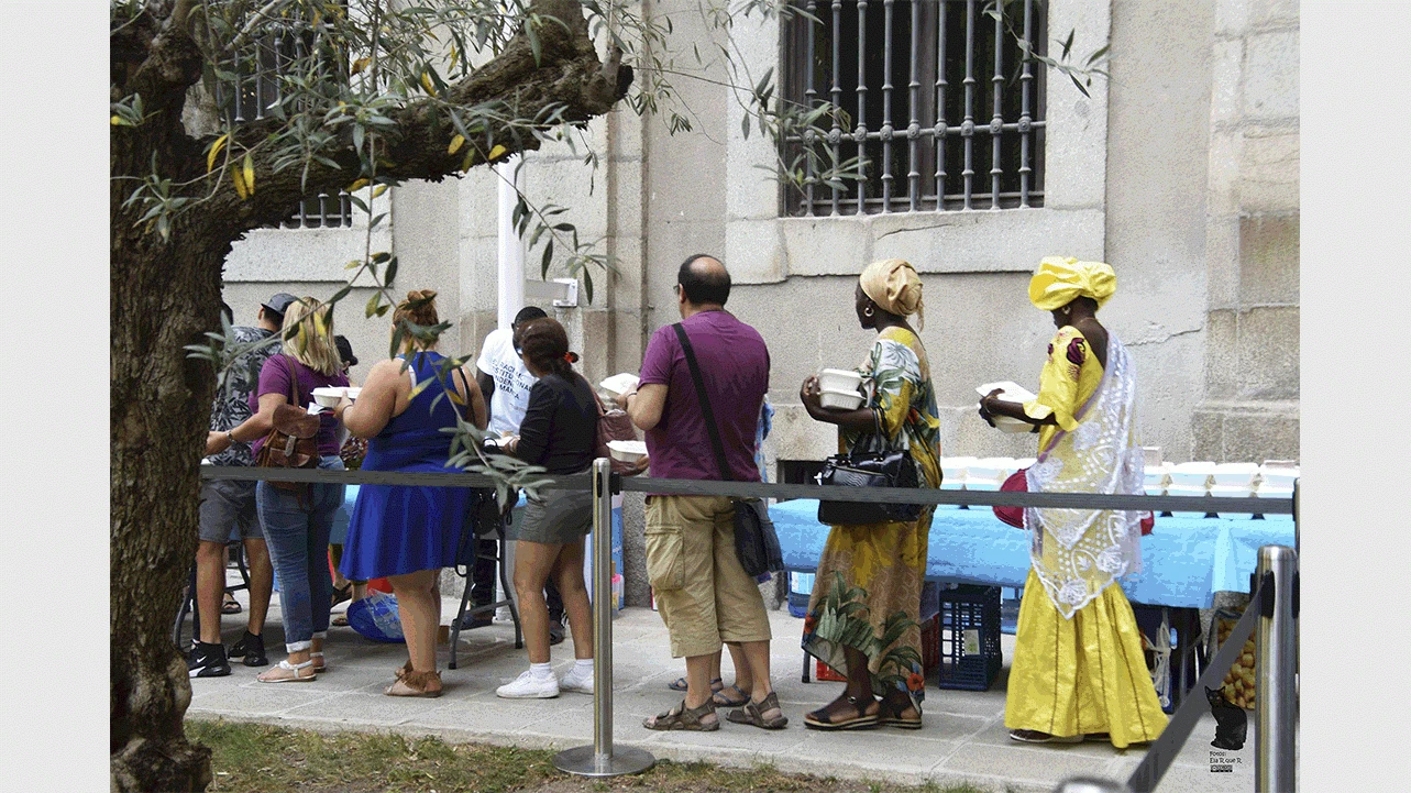 Picnic del barrio, jardín del Museo Reina Sofía, 2019. Foto: Ela Rabasco (Ela R que R)