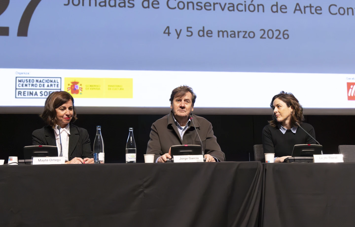 Sesión de apertura con Mayte Ortega, Jorge García Gómez-Tejedor y Leyre Bozal Chamorro