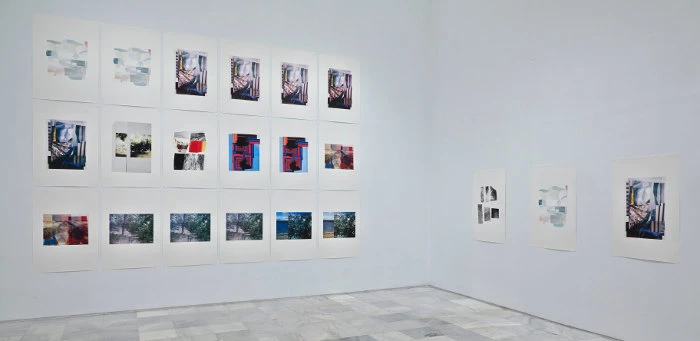 Vista de sala de la exposición Azucena Vieites Tableau vivant, 2013