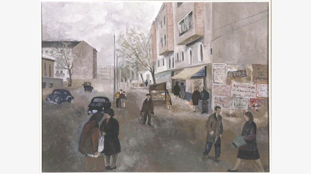 Amalia Avia Peña, Paisaje urbano (Calle de Antonio López), 1961