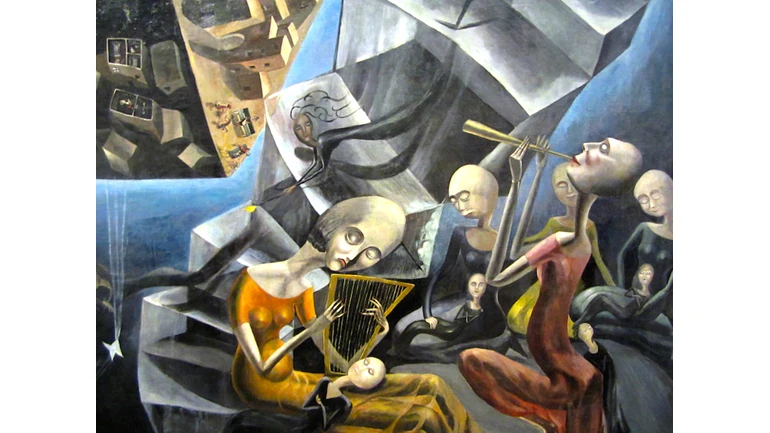 Ángeles Santos, Un mundo, 1929 (detalle). Óleo sobre lienzo, 290 x 310 cm. Museo Reina Sofía