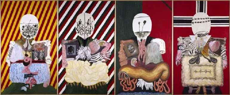 Eduardo Arroyo. Los cuatro dictadores, 1963. Pintura. Colección Museo Nacional Centro de Arte Reina Sofía, Madrid