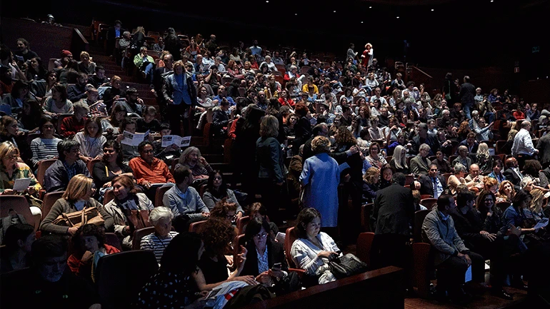 Vista del Edificio Nouvel, Auditorio 400, Museo Reina Sofía