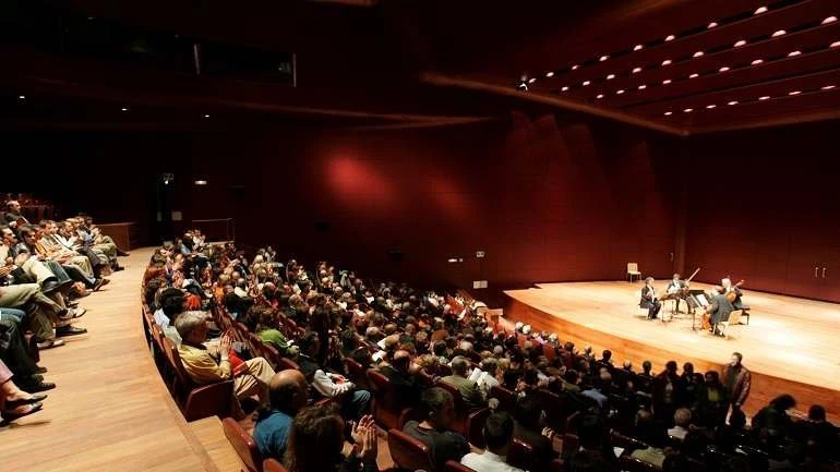 Vista del Edificio Nouvel, Auditorio 400, Museo Reina Sofía