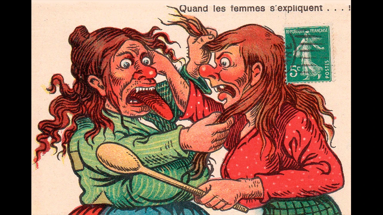 Quand les femmes s'expliquent...! [¡Cuando las mujeres se explican...!], París, s.f.