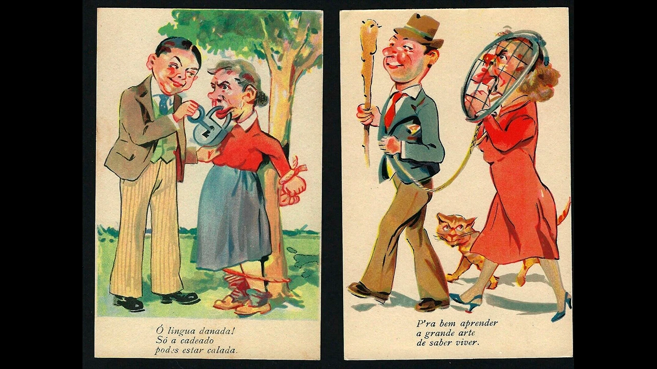 Ó lingua danada! Só a cadeado podes estar calada [¡Oh, lengua loca! Solo con candado puedes estar callada]; Pra bem aprender a grande arte de saber viver [Para aprender bien el gran arte de saber vivir], Lisboa, s.f.