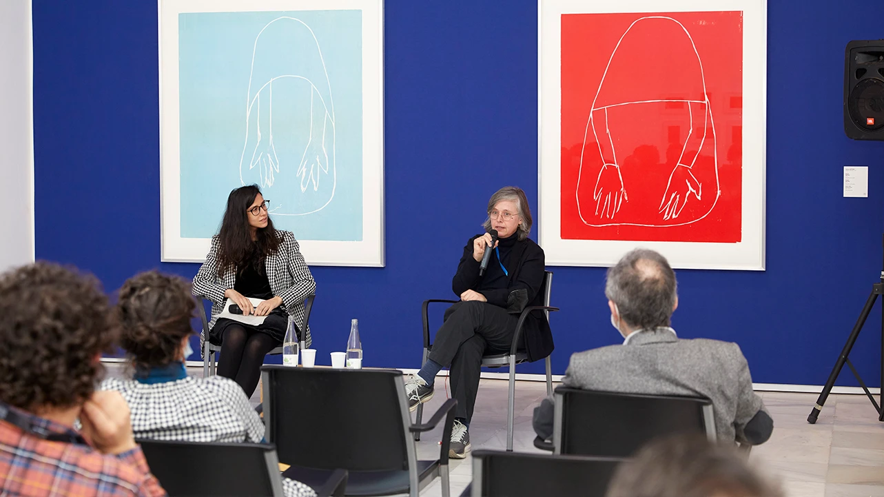 Isabella Lenzi y Andrea Büttner en Una lujosa pobreza. Andrea Büttner, en conversación con Isabella Lenzi, 2022