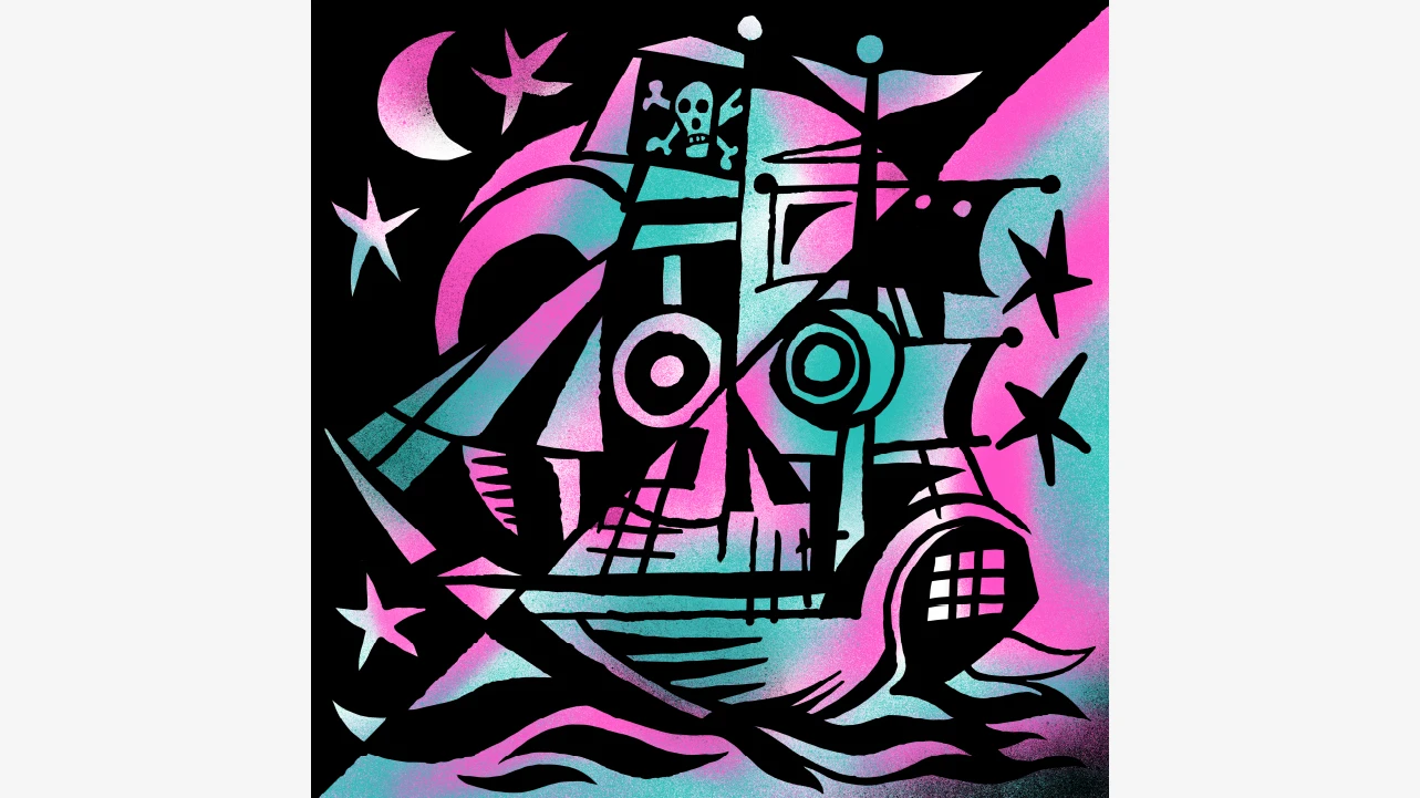 Fernando Tomé Castedo, A Burla Negra ilustración para O Ghaiteiro Petroleiro , 2022