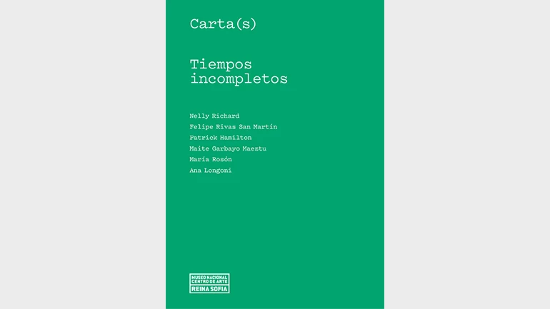 Portada de Carta(s). Tiempos incompletos, Museo Reina Sofia, 2020