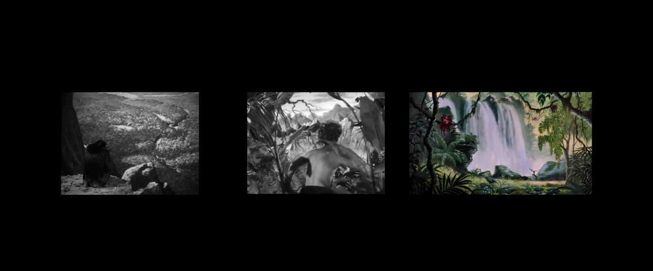 Eli Cortiñas, The Most Given of Givens [Lo más dado de lo dado], 2016, instalación de vídeo de tres canales. 