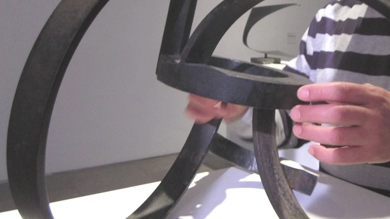 Exploración táctil en Museo a mano