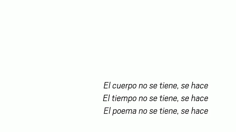 Sergio Raimondi, El poema se hace, 2018