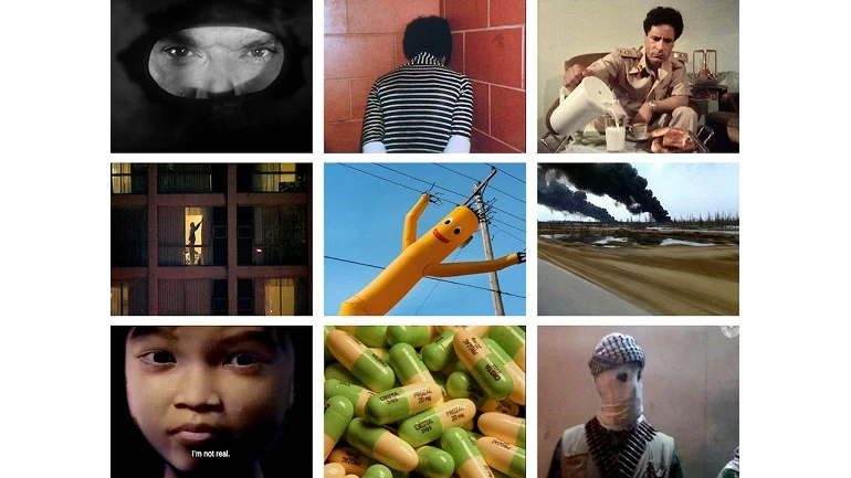 Adam Curtis. Collage a partir de fotogramas de HyperNormalisation [Hipernormalización], 2016