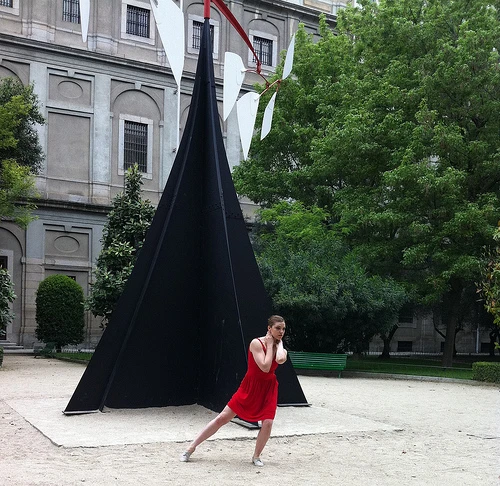Bailarines en acci ón en el Museo