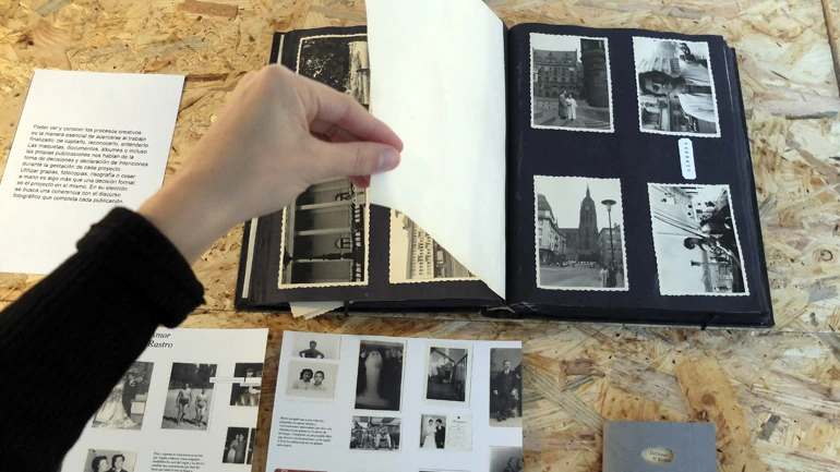 Amelia García y Alberto Torres Wilson. Del amor ni rastro. Fanzinant, Festival Papelcontinuo, 2016. Foto: Amelia García © Fanzinant