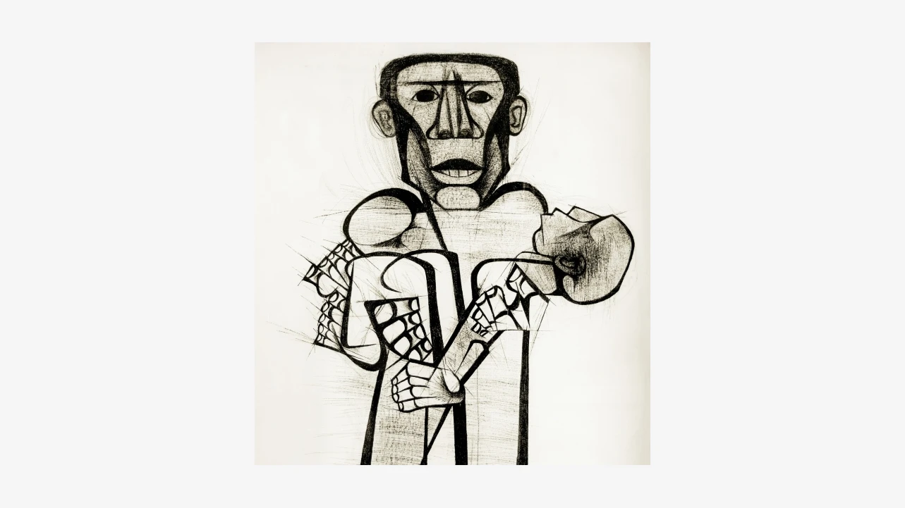 Dumile Feni, Hector Pieterson, 1987, detalle