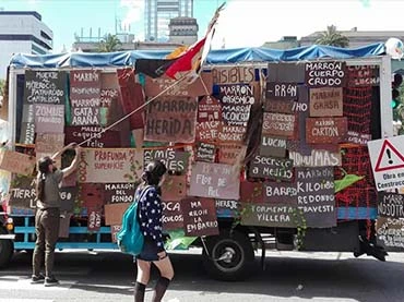 Cromoactivación en Buenos Aires, marzo 2019. Fotografía: Cromoactivismo