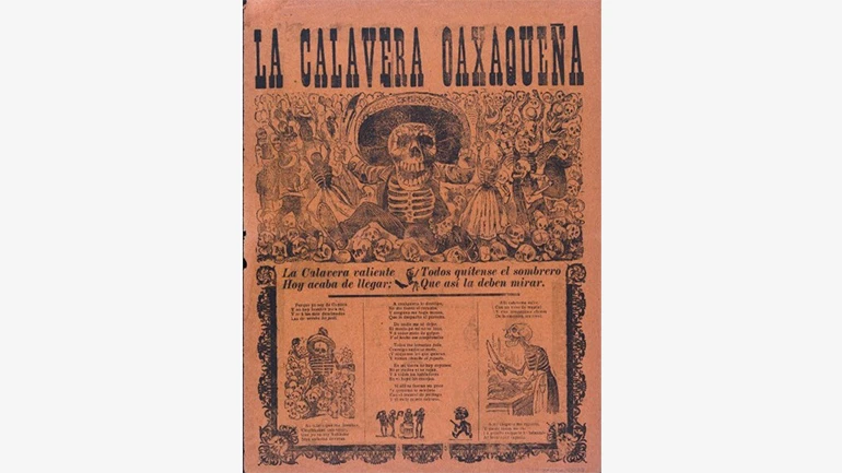 José Guadalupe Posada, La calavera oaxaqueña, 1903. Library of Congress