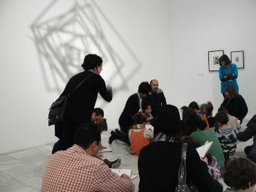 Diferentes momentos del recorrido por la exposición