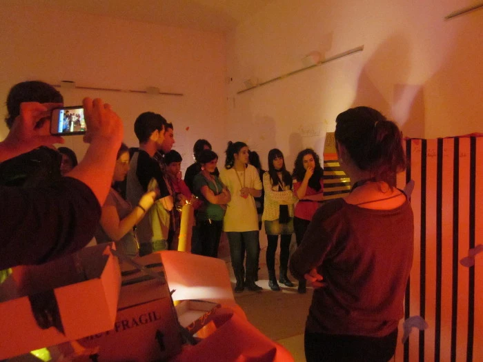 Los participantes de Equipo en Abierto aplicando su modelo de cultura a la ciudad