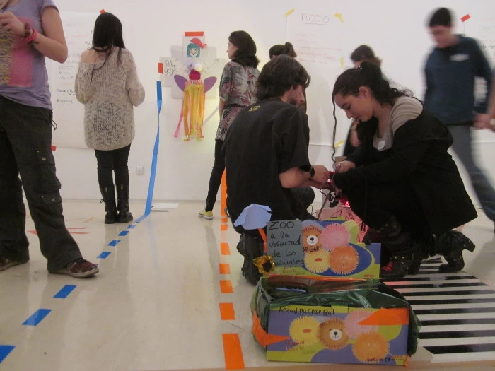 Los participantes de Equipo en Abierto aplicando su modelo de cultura a la ciudad