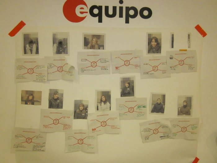 Los jóvenes de Equipo durante el desarrollo de la primera experiencia Equipo en abierto