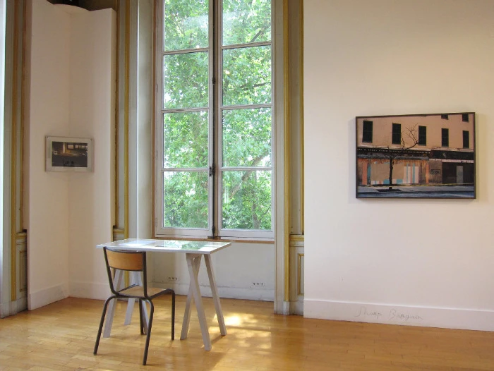 Claire Tenu. Vista de exposición. Saint-Ouen, 2011
