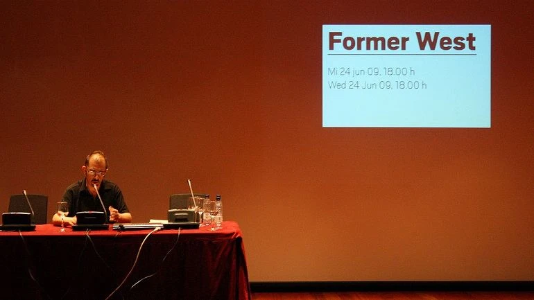 Seminario abierto Former West. Madrid, 24 de junio de 2009. Museo Reina Sofía