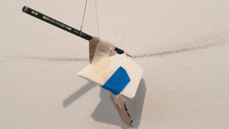 Escuela de la escucha. Detalle de Portrait of the Artist [Retrato del artista], Luis Camnitzer, 1991
