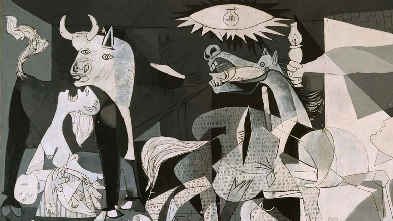 Pablo Picasso, Guernica (detalle), 1937. Museo Nacional Centro de Arte Reina Sofía. © Sucesión Pablo Picasso. VEGAP, Madrid