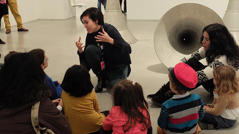 Actividad Lo que hay en juego, Museo Reina Sofía