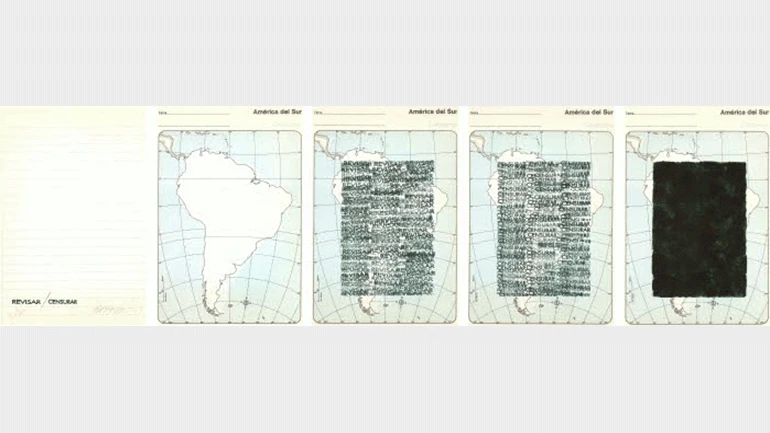 Horacio Zabala. Revisar/Censurar, 1974