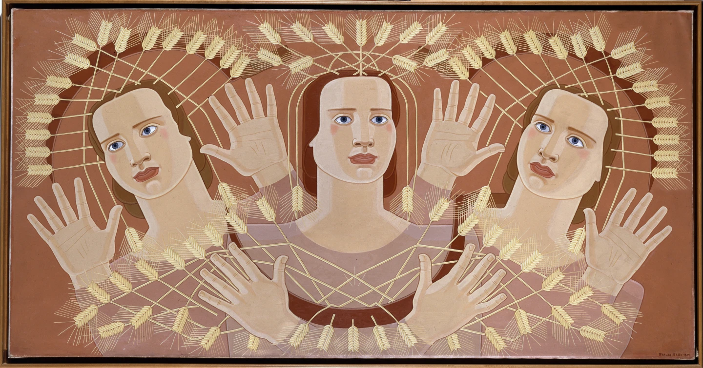Maruja Mallo. El canto de las espigas. Pintura, 1939. Colección Museo Reina Sofía