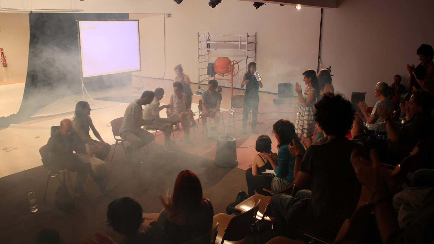 Maia Villot. After talk the "Blue". Encuentro, 2011