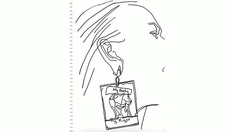 Azucena Vieites. Serie Juguemos a prisioneras. Rotulador sobre papel, 1993-1996. Museo Nacional Centro de Arte Reina Sofía