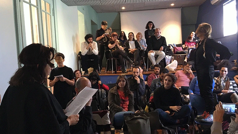 Clase-examen sábado a la tarde. Universidad Nacional de Avellaneda (UNDAV) Foto: Kiwi Sainz