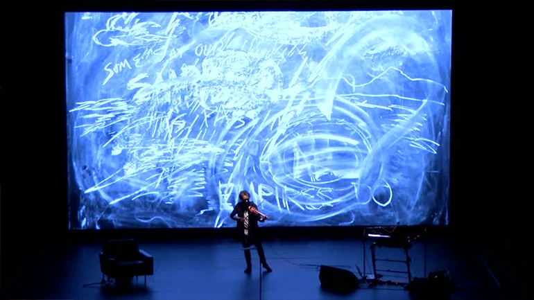 Laurie Anderson. The Language of the Future. Performance realizada en Transmediale, 2017