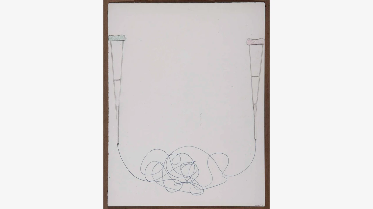 Pepe Espaliú. Sin título. Serie Diez últimos dibujos, 1993. Museo Reina Sofía