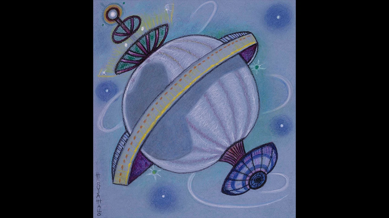 Maruja Mallo, Viajeros del éter, 1982