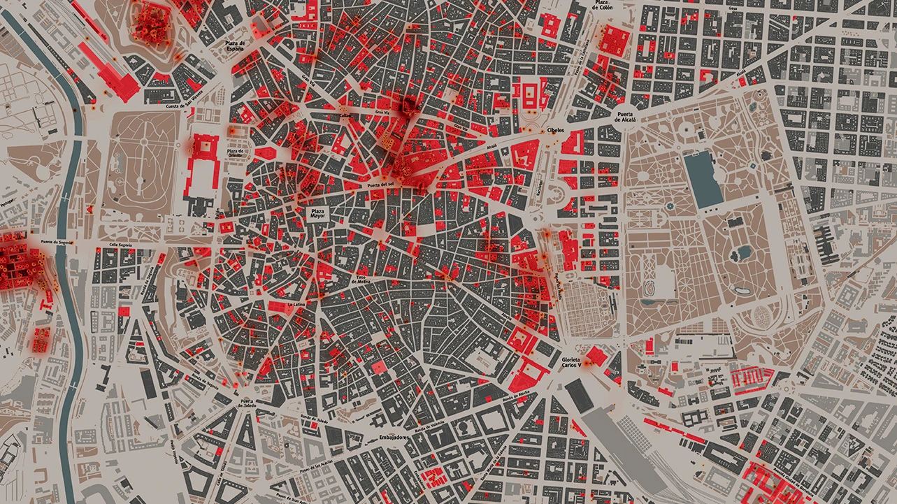 Enrique Bordes y Luis de Sobrón, Madrid bombardeado 1936-1939, 2019. Imagen: Enrique Bordes y Luis de Sobrón