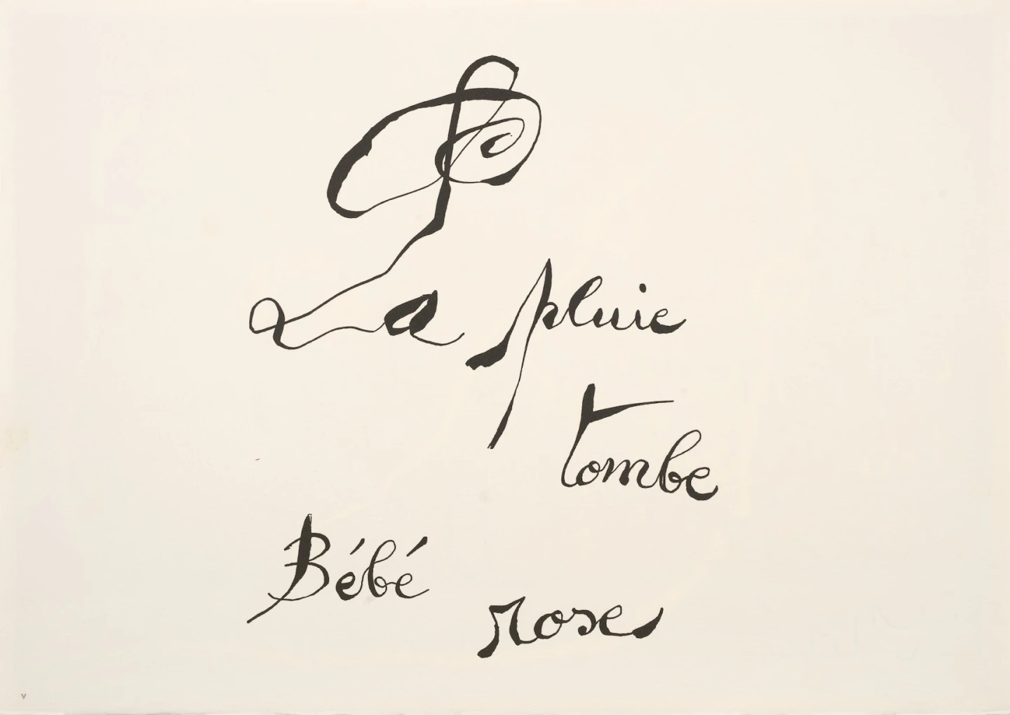 Joan Miró, Le lézard aux plumes d’or, detalle, 1971. Fundació Joan Miró. © Successió Miró, 2024