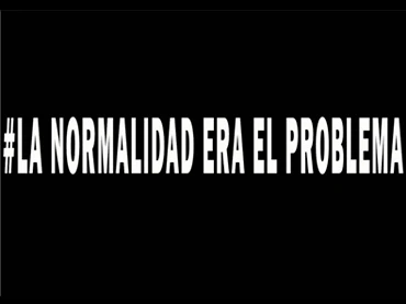 Normality Was The Problem, 2020