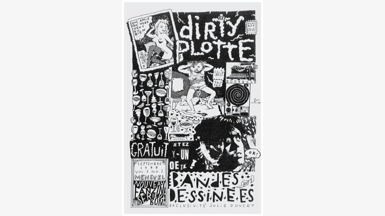 Julie Doucet, portada de Dirty Plotte, n.º 1, 1988. ©Julie Doucet