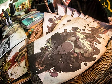 Presentación del número 7 de Skefkef en Casablanca, 2017. Fotografía: Chadi Ilias