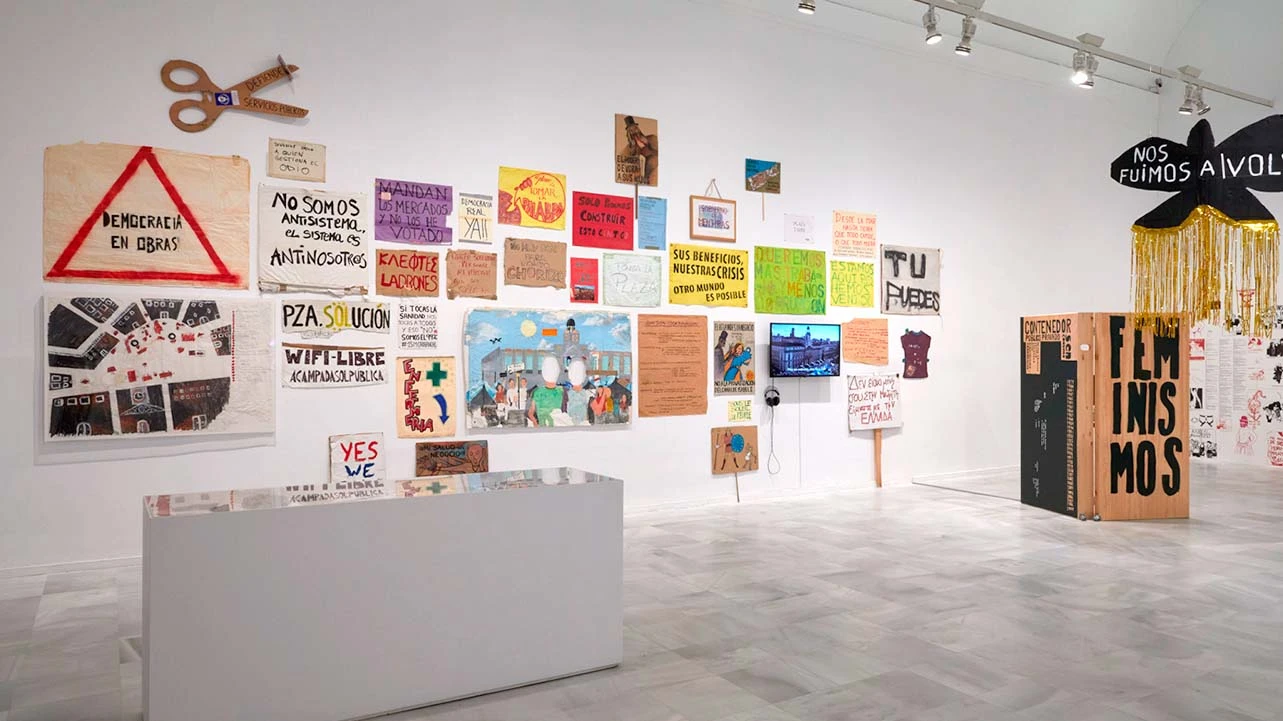 Vista de la Sala 103.02. La plaza. La potencia de lo colectivo