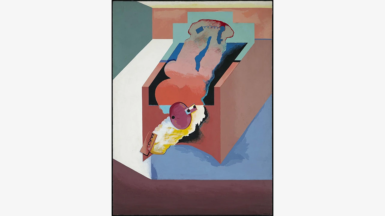 Luis Gordillo, Señor blando en lugares sólidos, 1971. Museo Reina Sofía