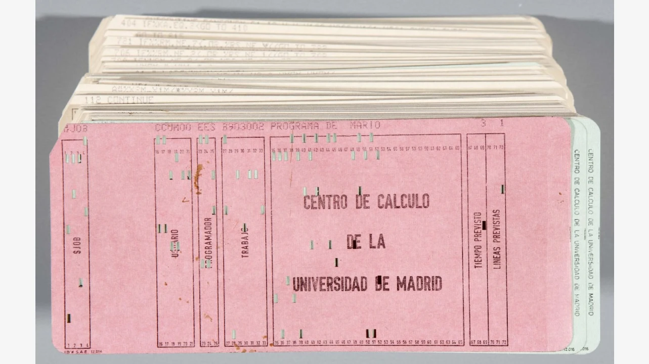 José Miguel de Prada Poole, Programa Fortran del Centro de Cálculo, 1969. Museo Reina Sofía