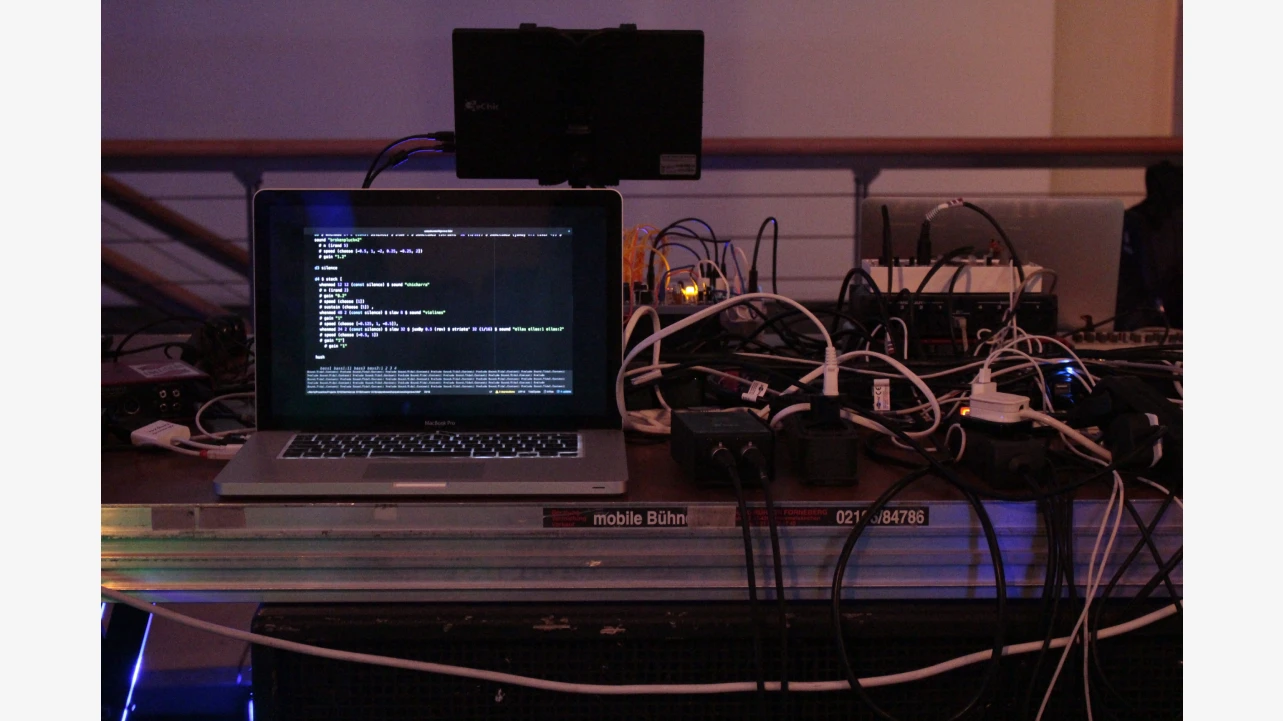 Algorave en ZKM. Karlsruhe, 2019. Fotografía: Antonio Roberts