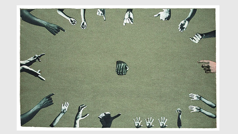 León Ferrari, Dios(God), 1964. Collage fotográfico sobre cartón. 18 13/16 x 12 in. Colección familia Ferrari, Buenos Aires