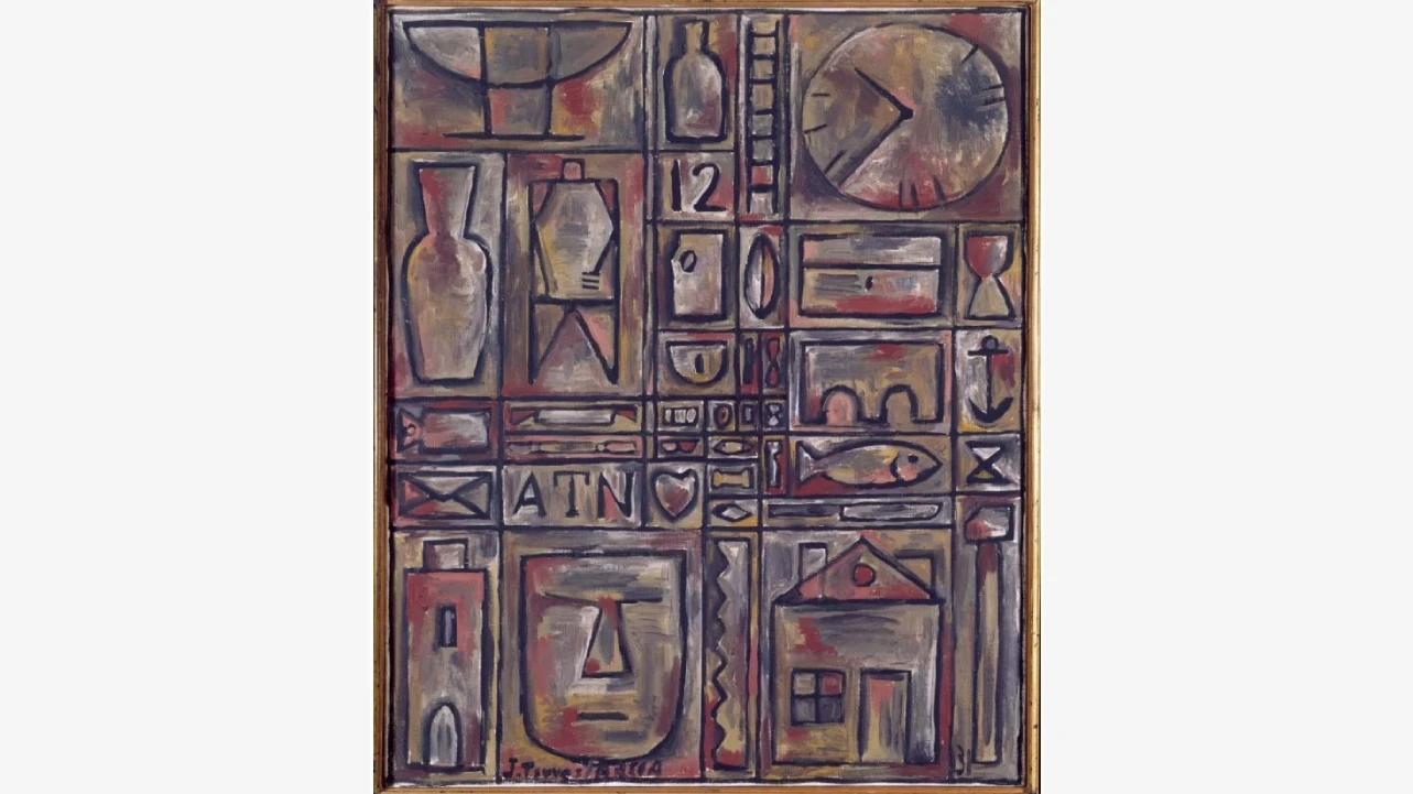 Joaquín Torres García, <em>Composición</em>, 1931. © Sucesión Joaquín Torres García, Montevideo, 2015